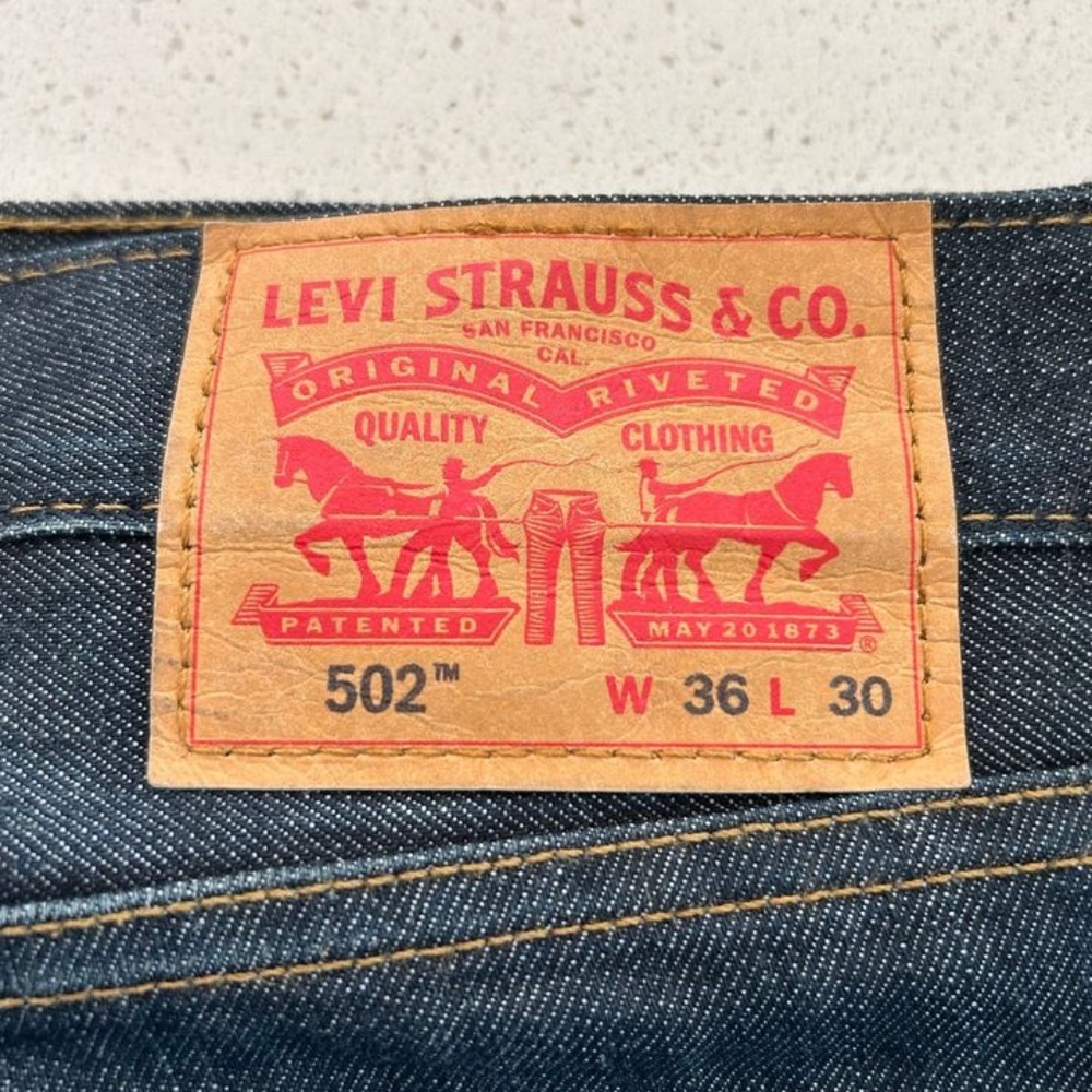 Levis 502 36x30 Good Denim